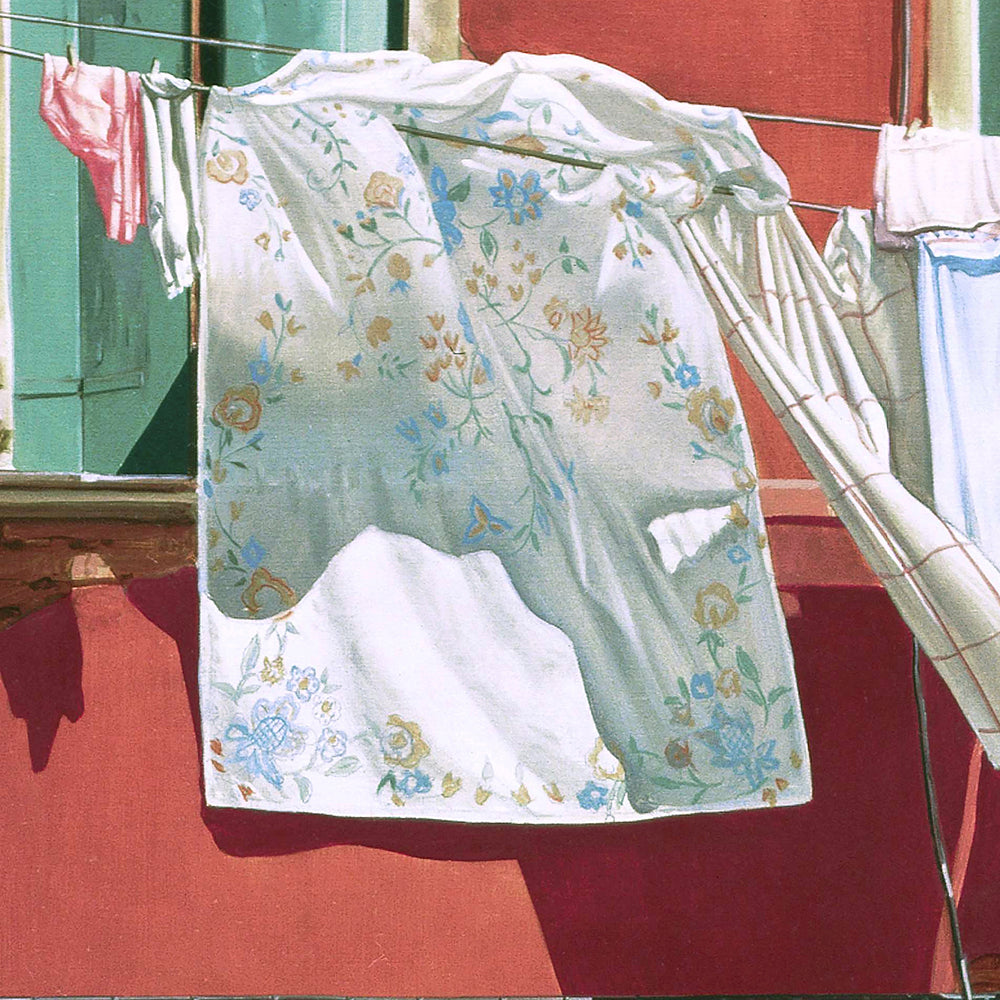 Sulla piazza soleggiata.