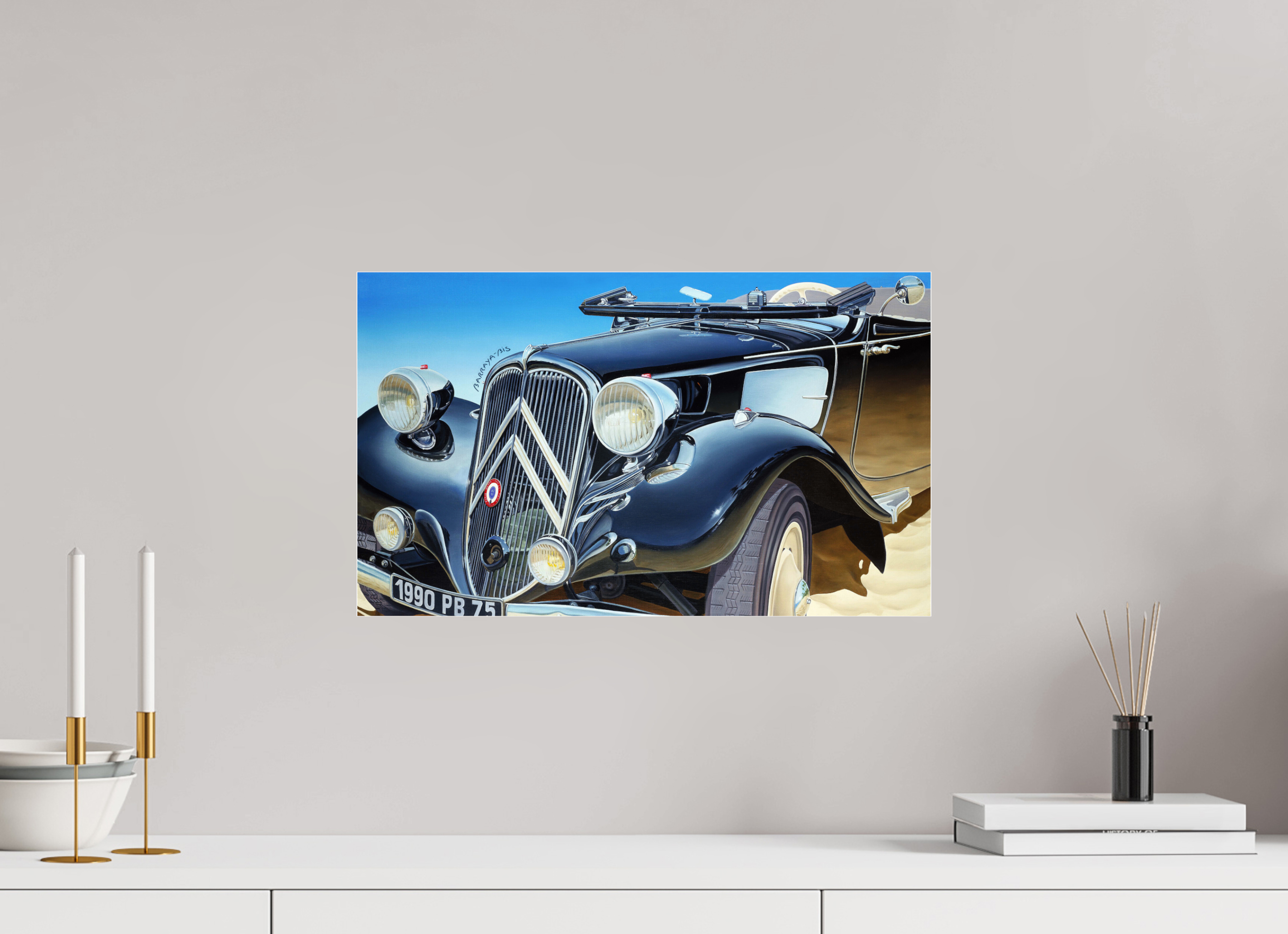 Auto-portrait Traction.