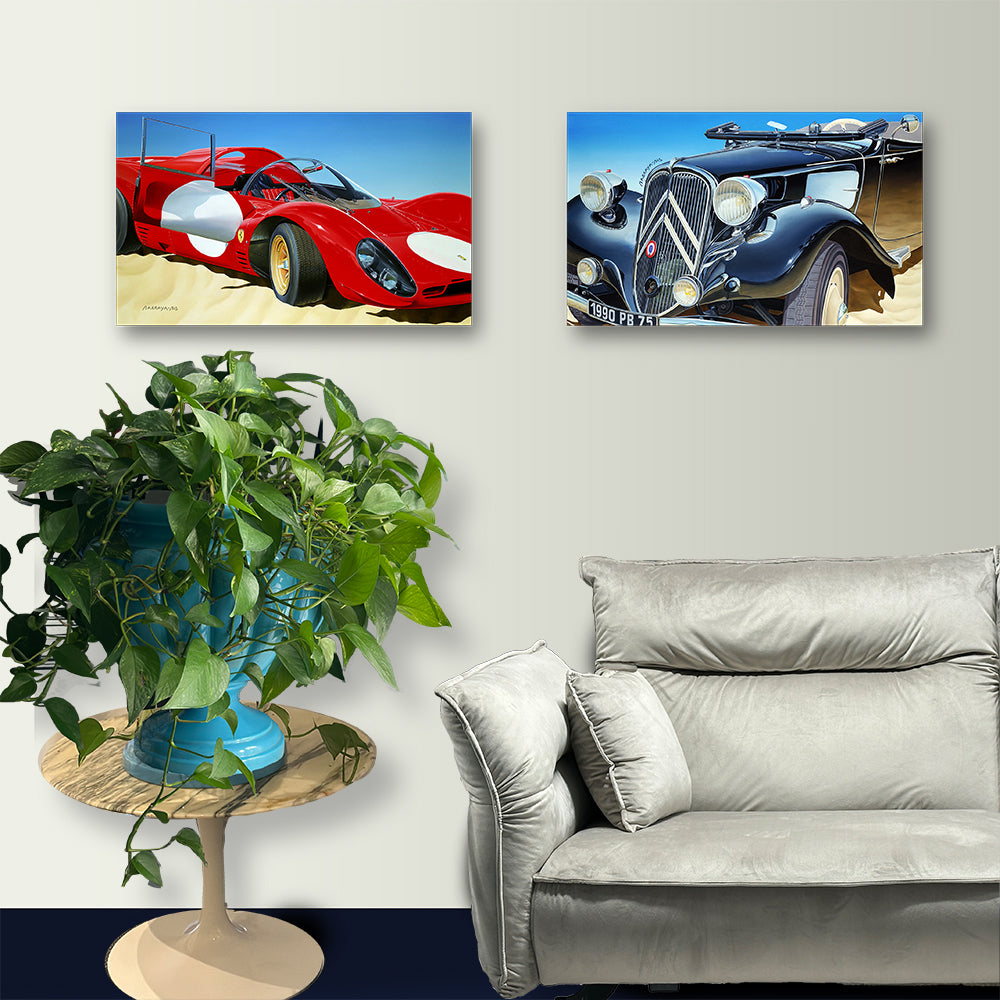 Autorretrato-Ferrari P4.