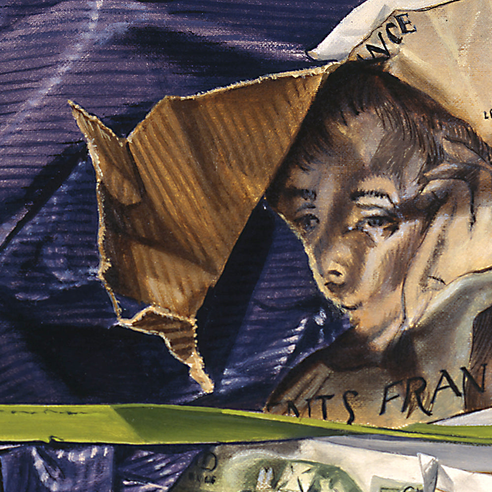 Das grüne Gummiband.