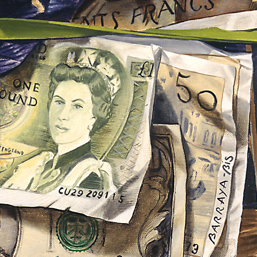 Das grüne Gummiband.