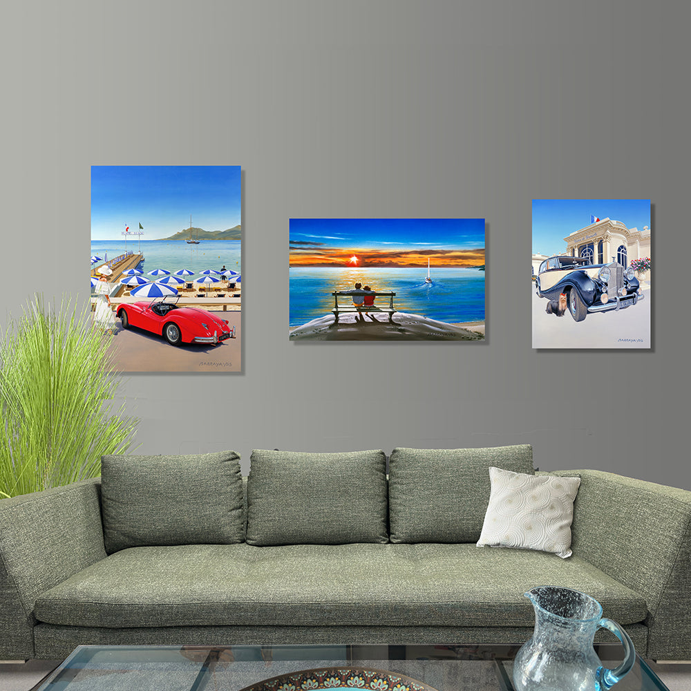 Vue en situation du tableau Immortelles émotions - Art moderne