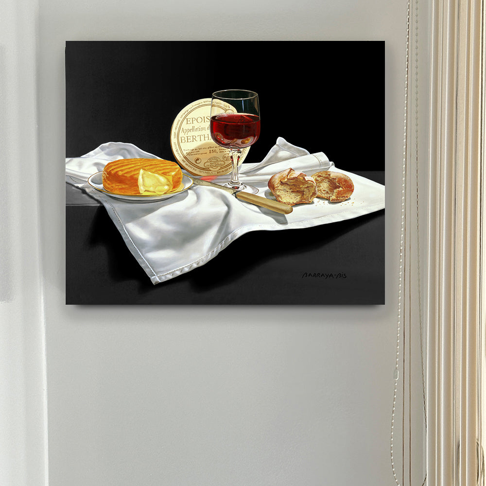 Con le lacrime agli occhi.