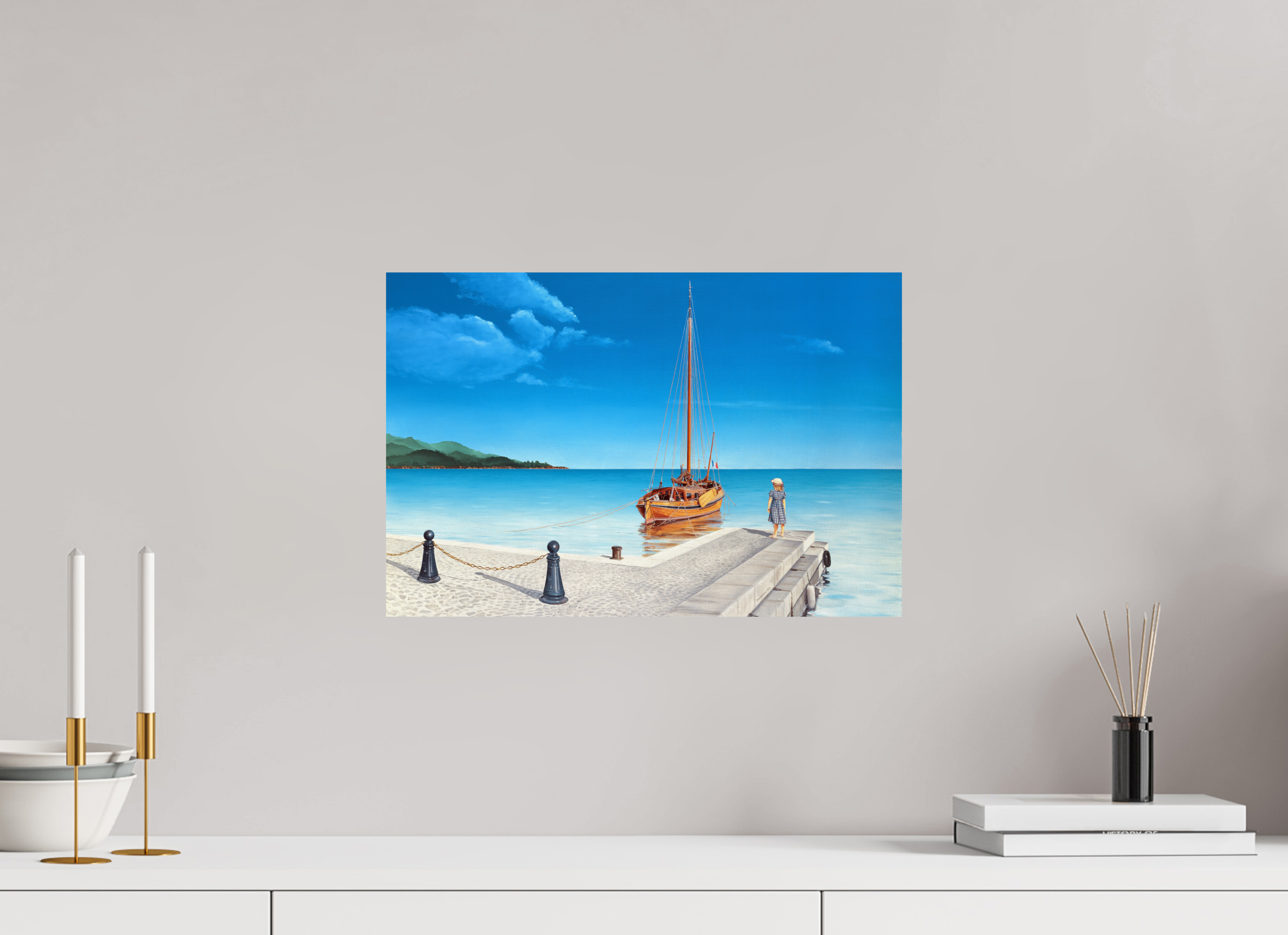 45 x 30 cm, Sur alu Dibond mat Trotse-Paw.