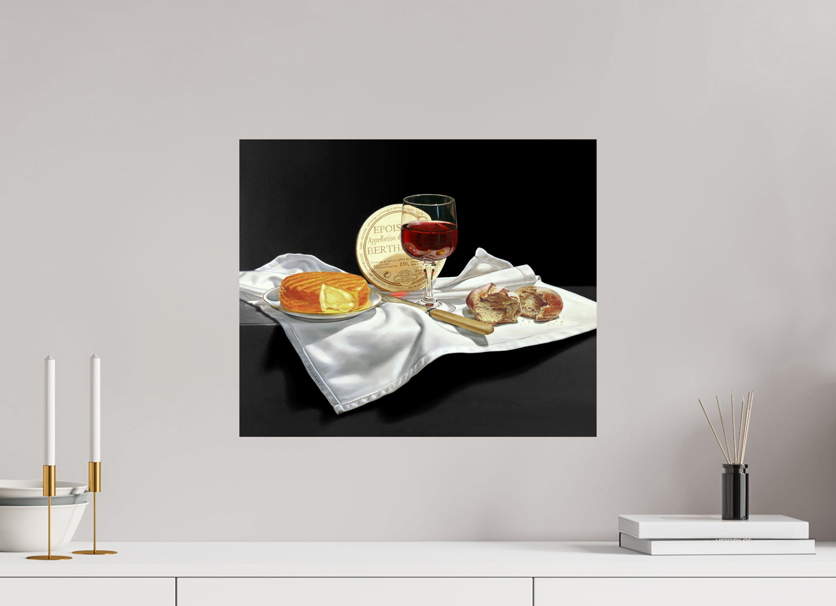 Con le lacrime agli occhi.