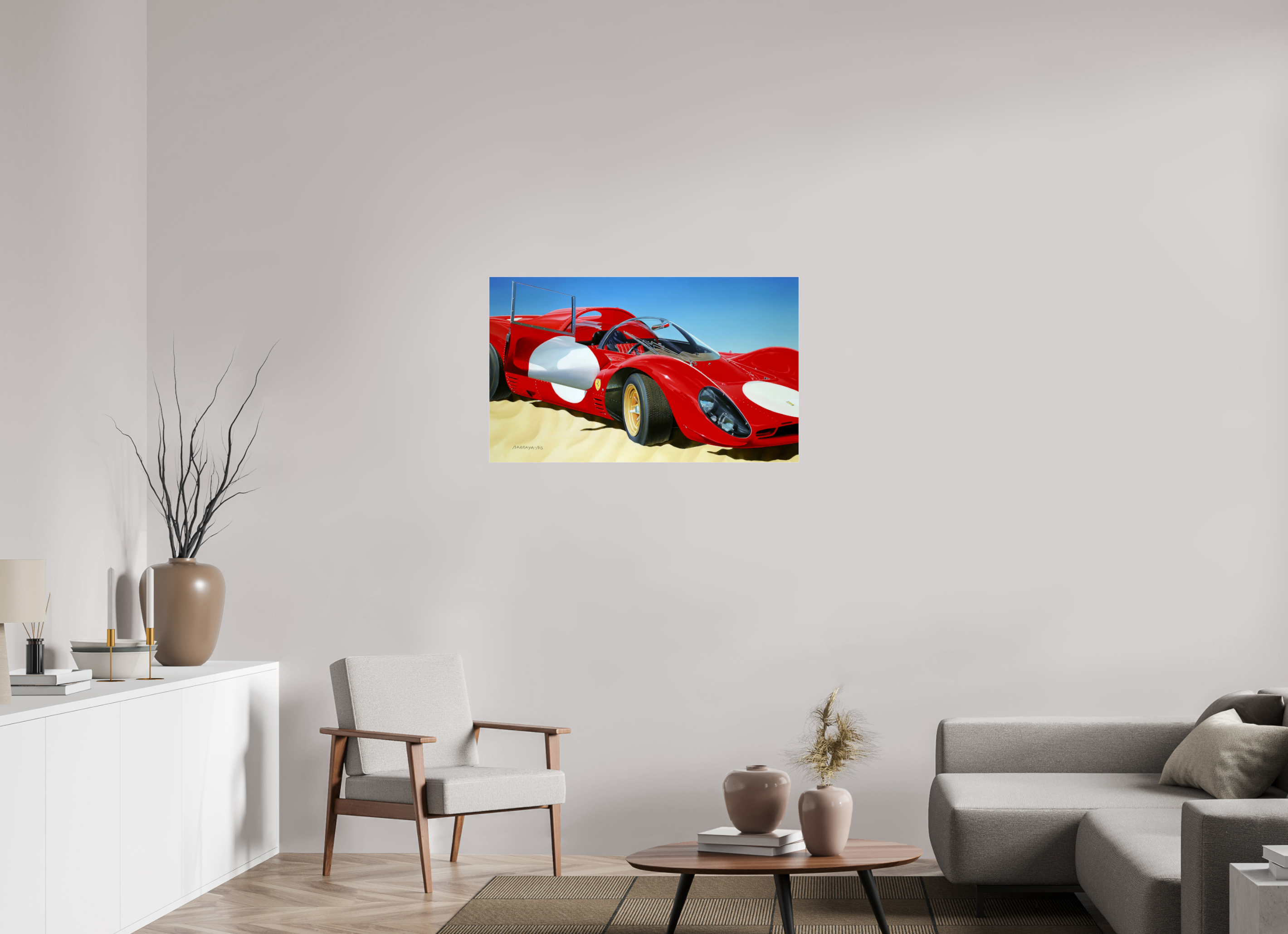 Autoritratto-Ferrari P4