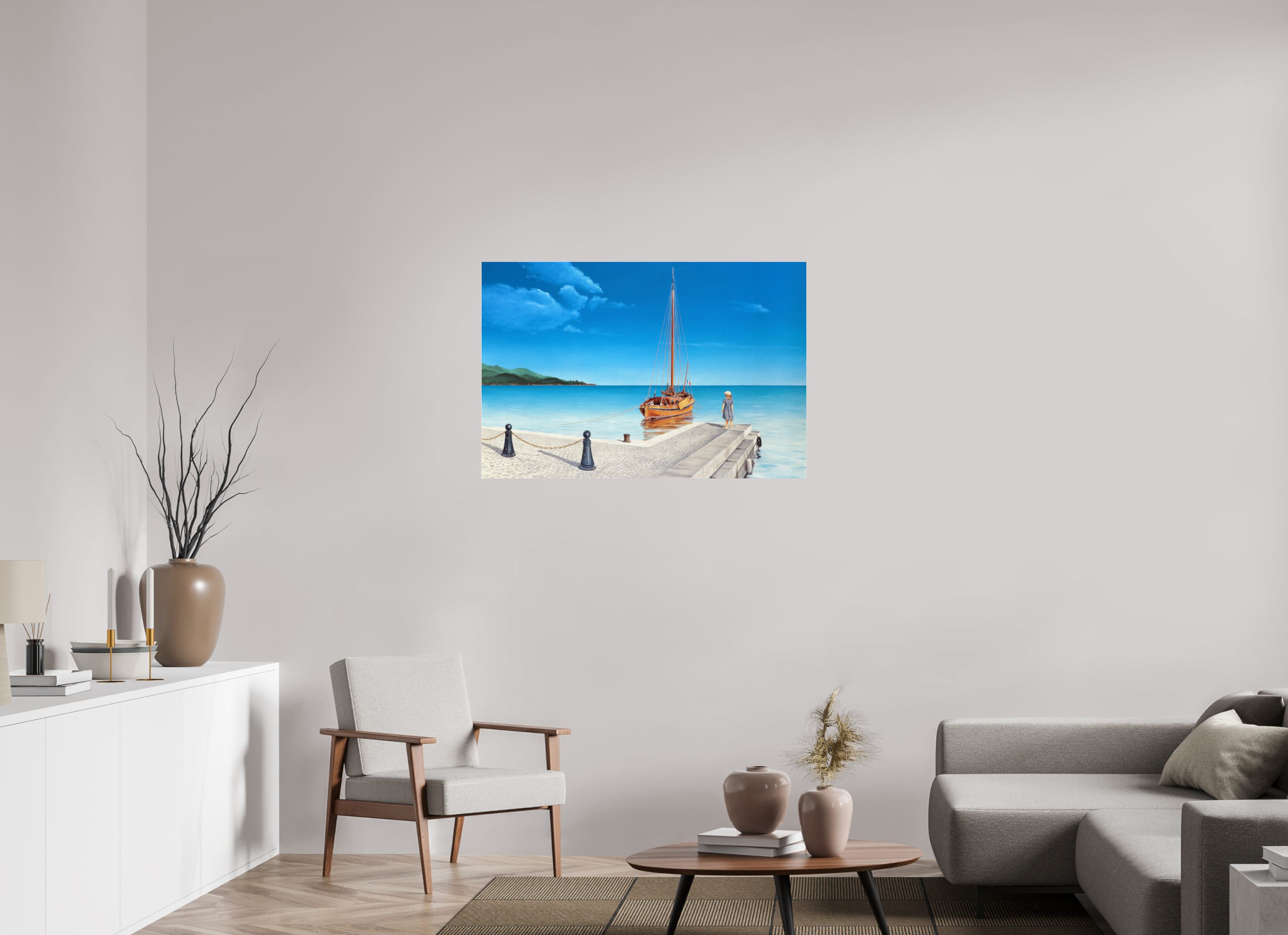 105 x 70 cm, Sous Plexiglas Brillant Trotse-Paw.