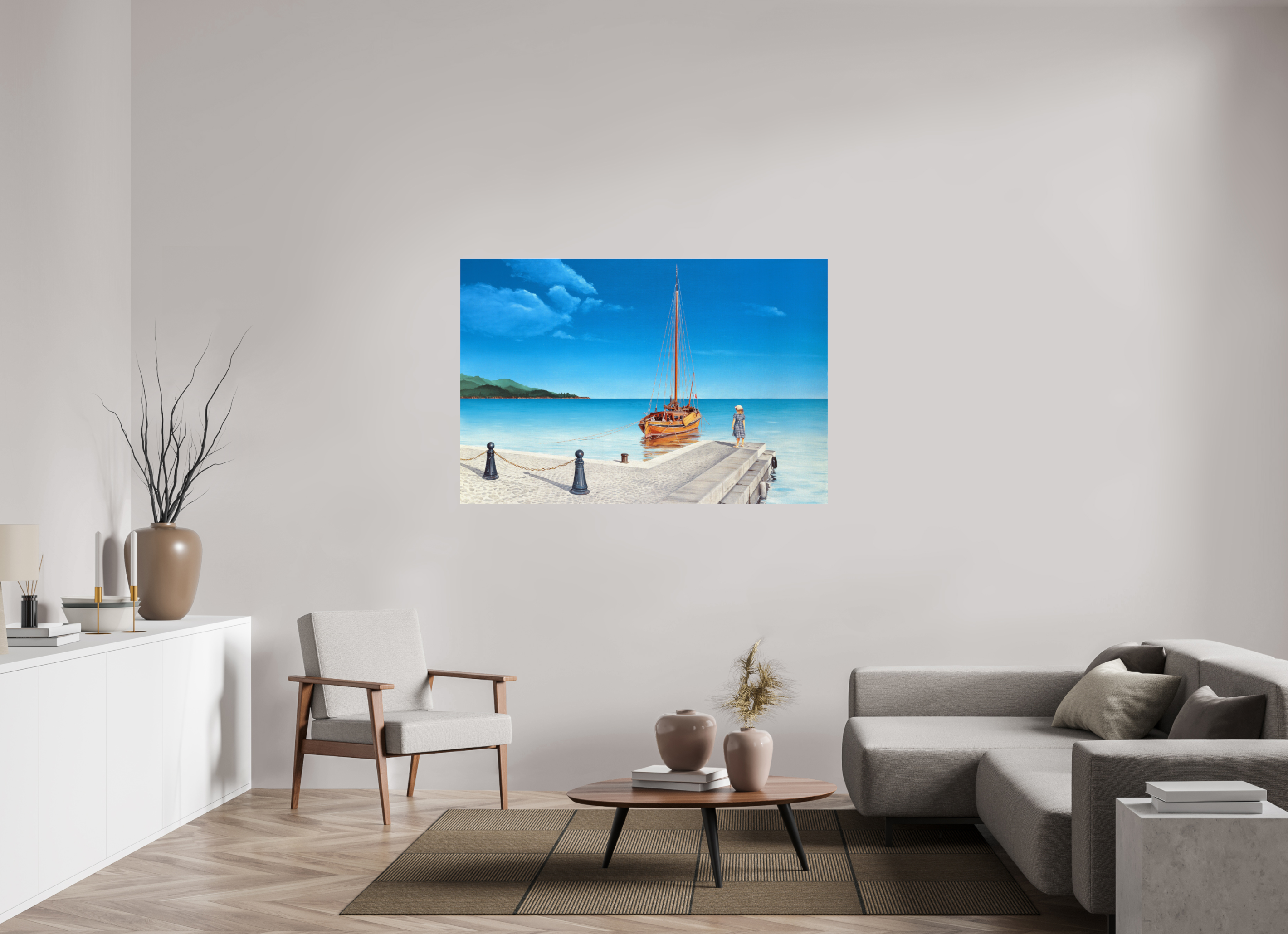 150 x 100 cm, Sous Plexiglas Brillant Trotse-Paw.