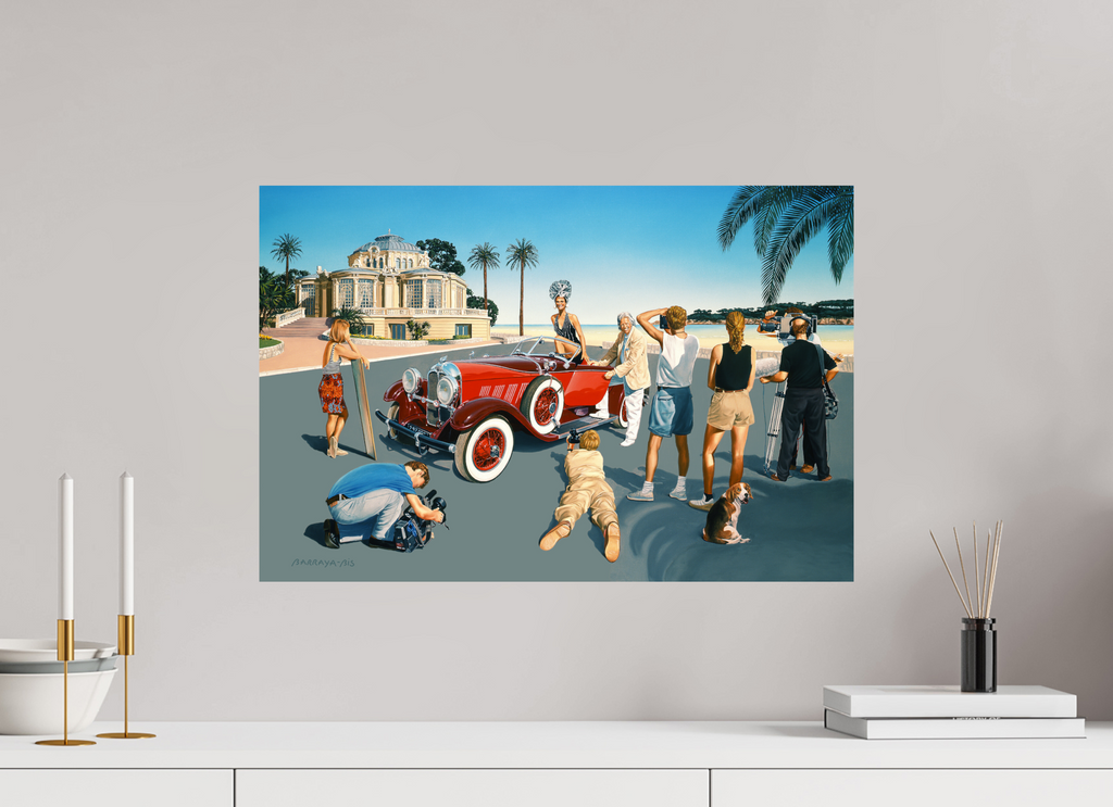 60 x 40 cm, Sur Alu Dibond Mat Le tournage.