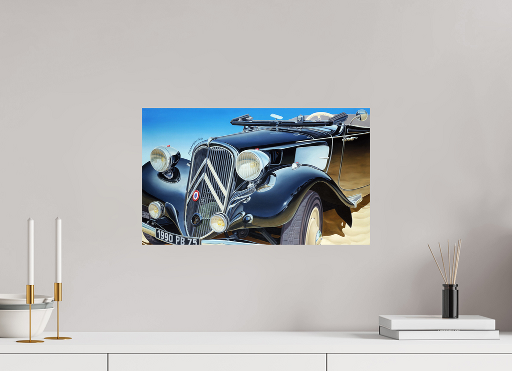 50 x 30 cm, Sur alu Dibond mat Auto-portrait Traction.