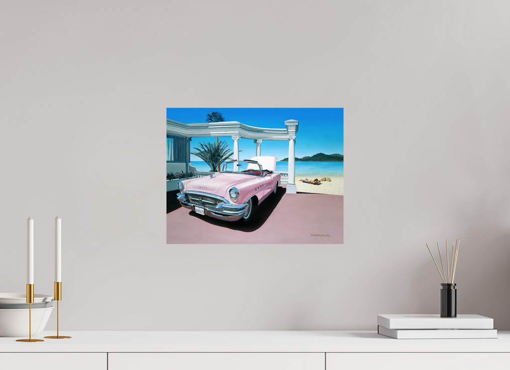 39 x 30 cm, Sur alu Dibond mat La vie en rose.